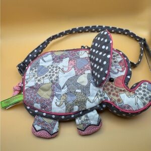 Douglas Elephant Crossbody Bag Quilted Purse Kids